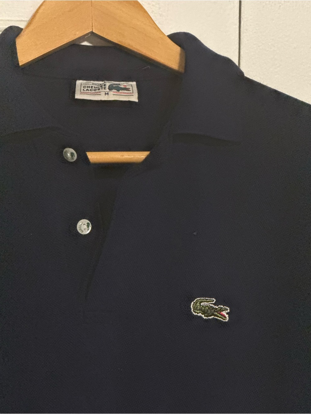 Vintage Lacoste la chemise Men’s Classic Navy Polo Shirt - Picture 2 of 4